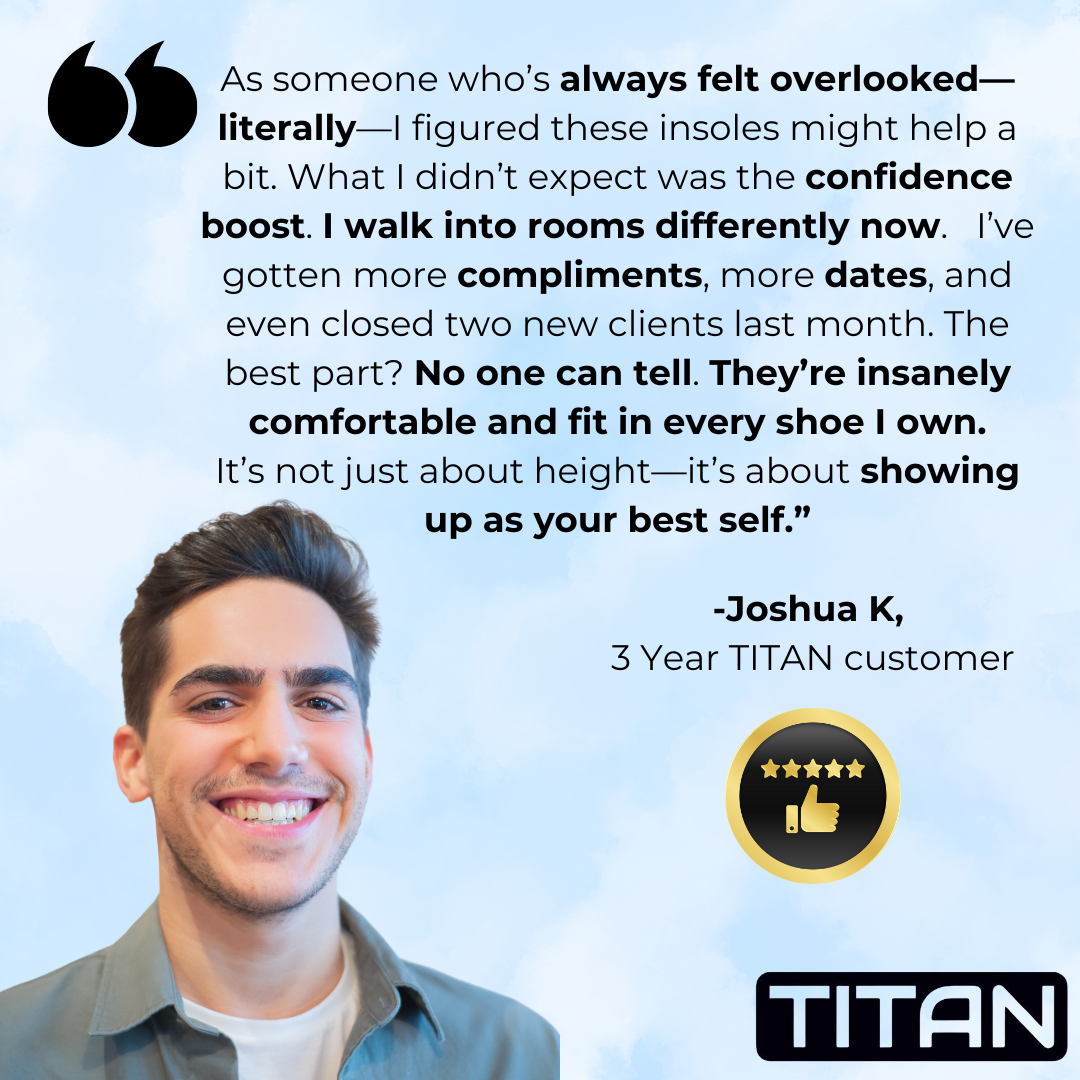 TITAN High-Pads™ Instantly add 3 inches of height.